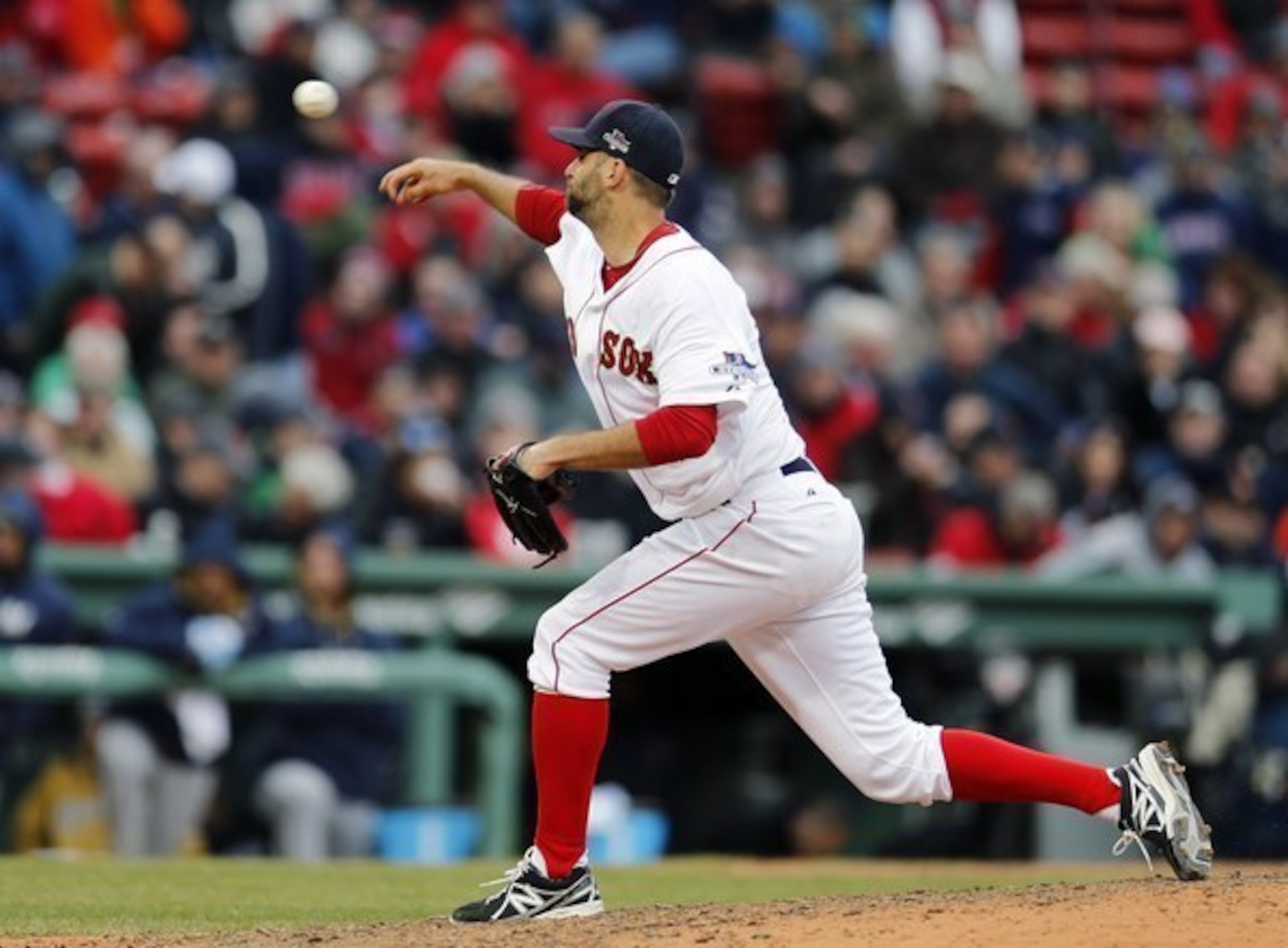 Badenhop had a solid first appearance for Boston.