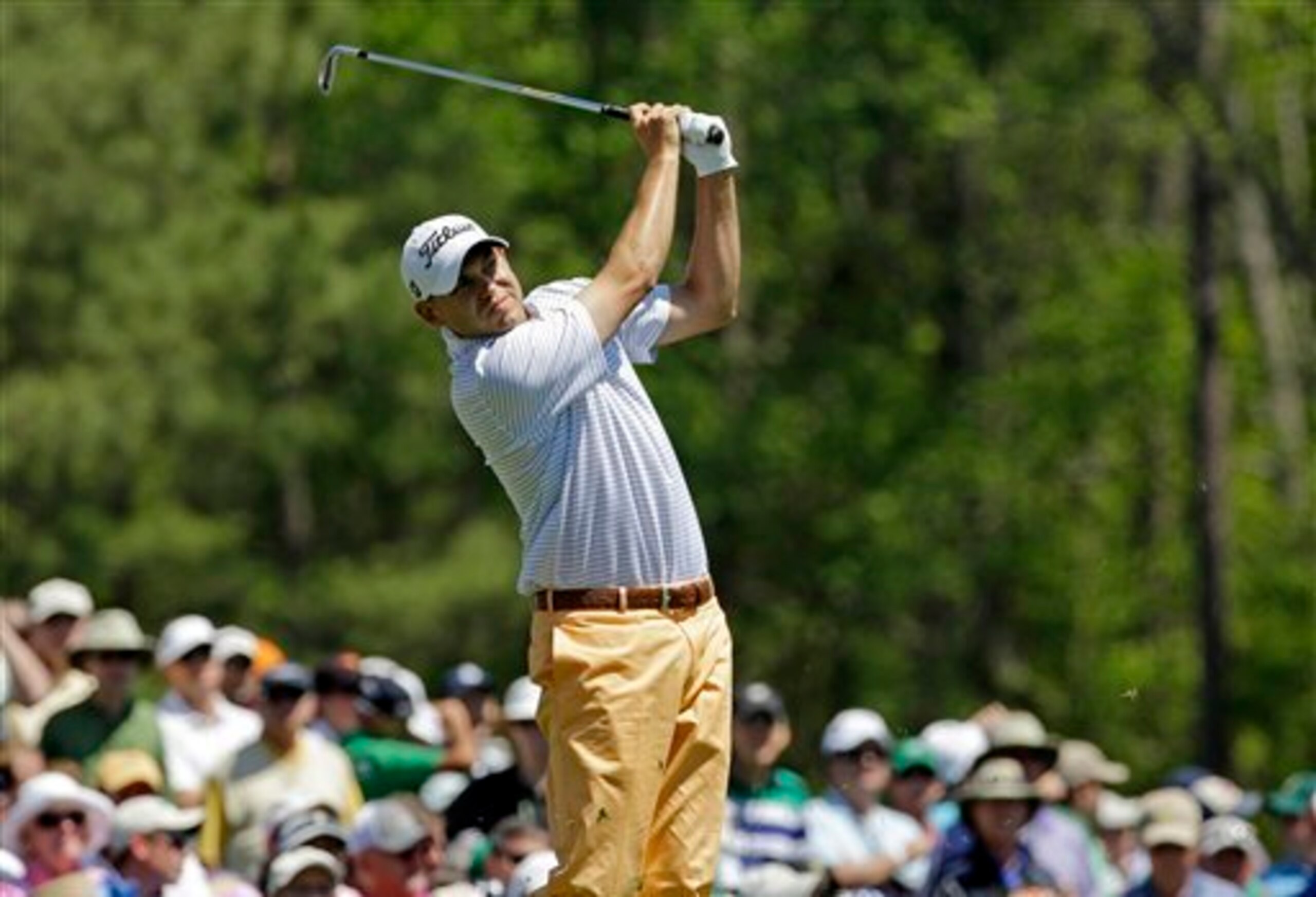 Bill Haas put it all together in the first round of the Masters.
