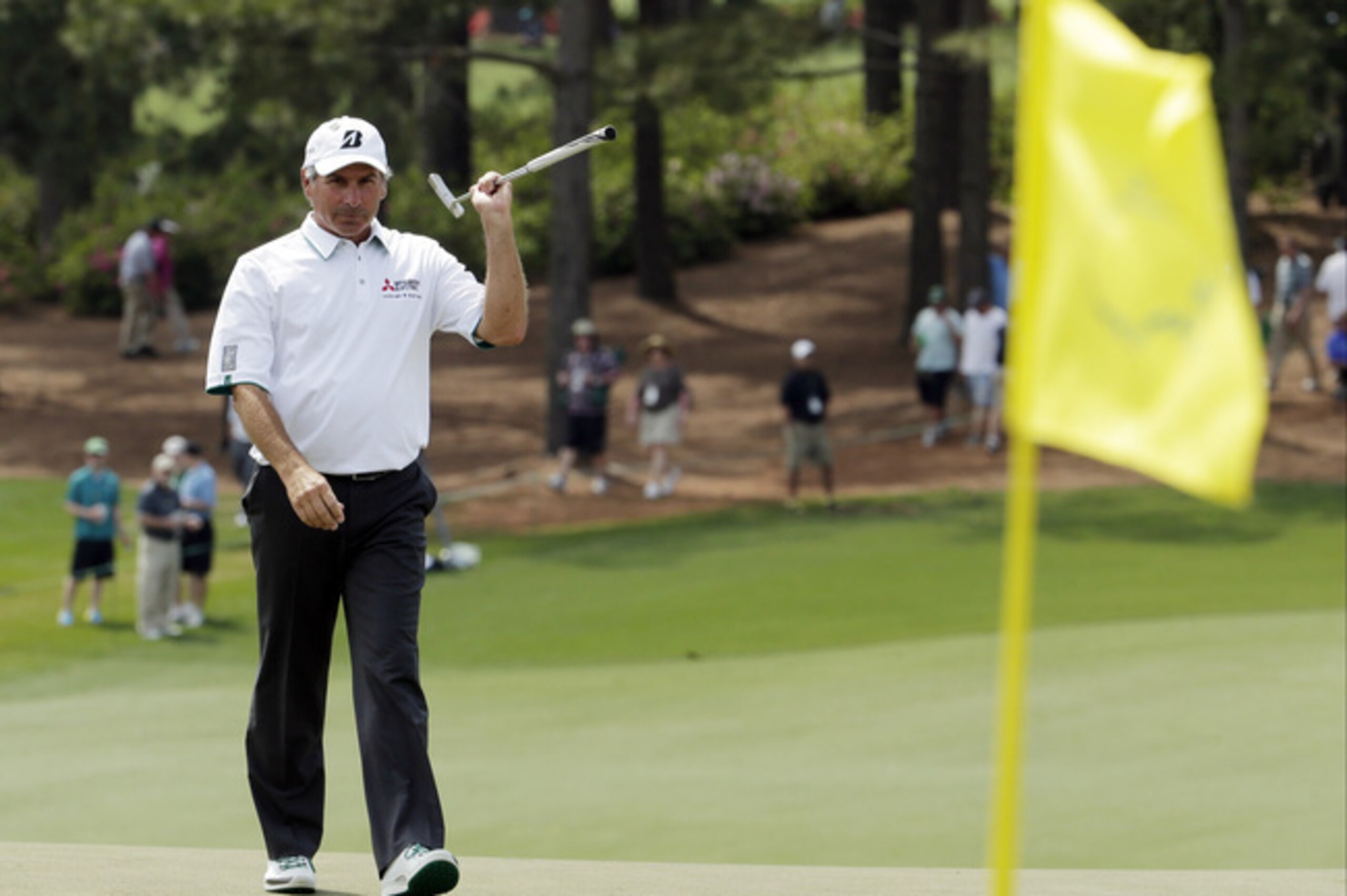 Fred Couples strolled around Augusta one under par and has made the cut again.