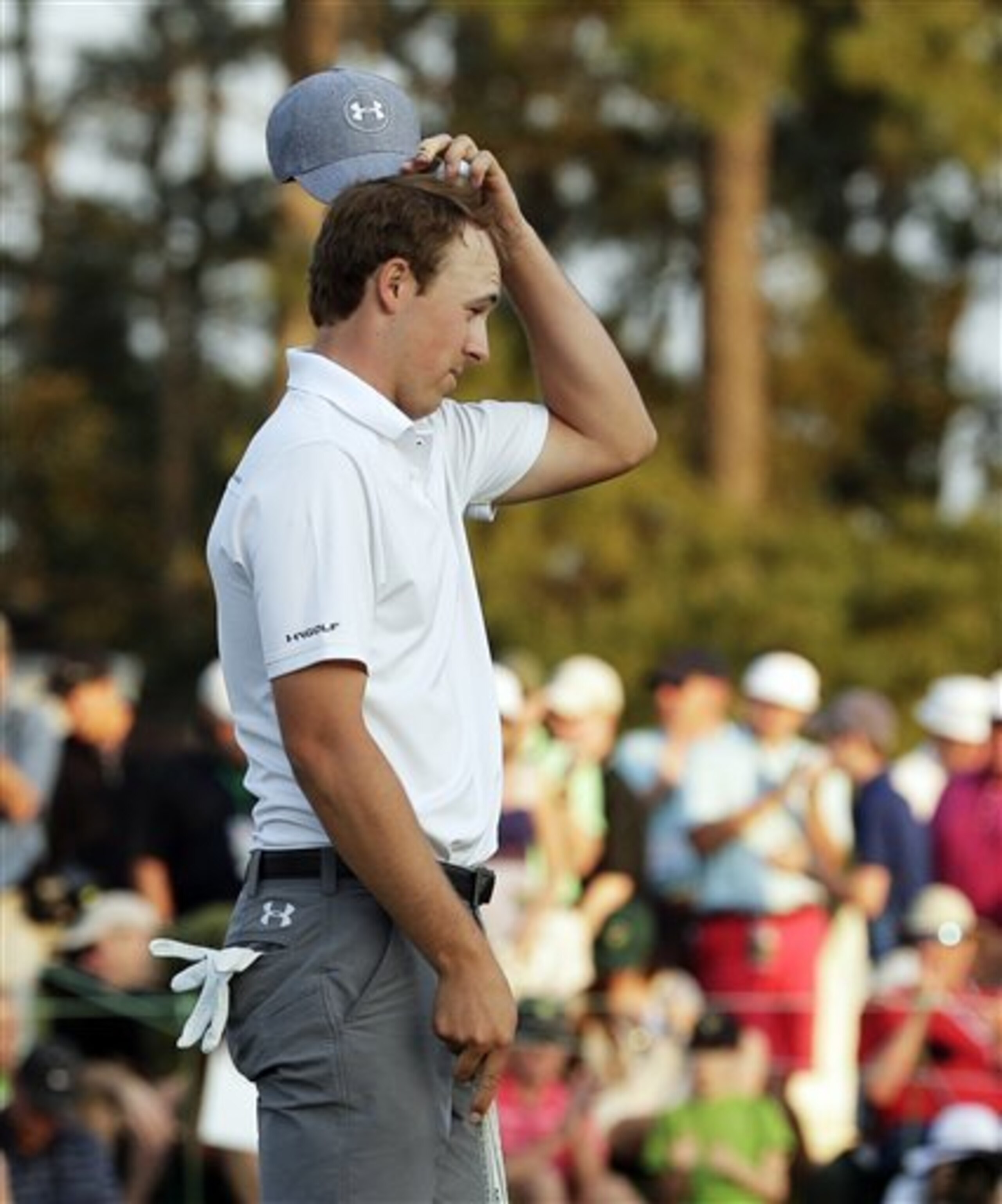 It was a hard day's work for Jordan Spieth on Friday, but a good one.