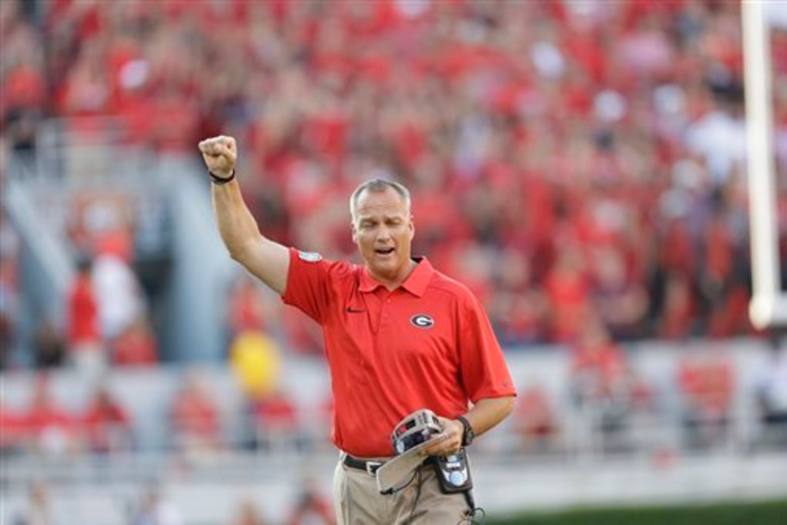 Georgia head coach Mark Richt