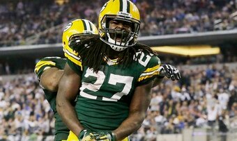 Eddie Lacy kept Green Bay competitive while Rodgers was hurt.