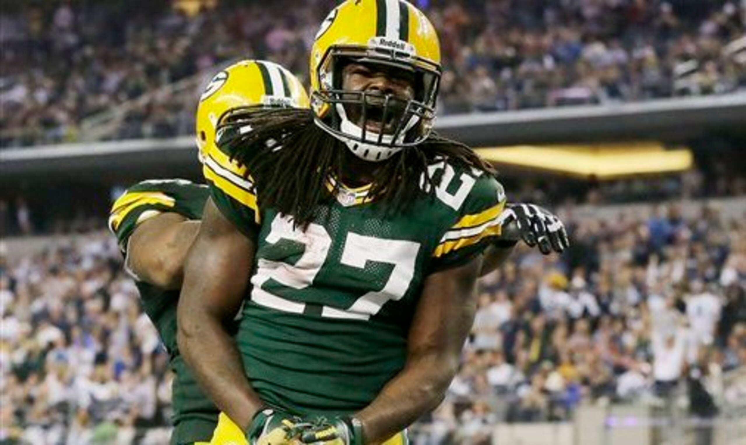 Eddie Lacy kept Green Bay competitive while Rodgers was hurt.