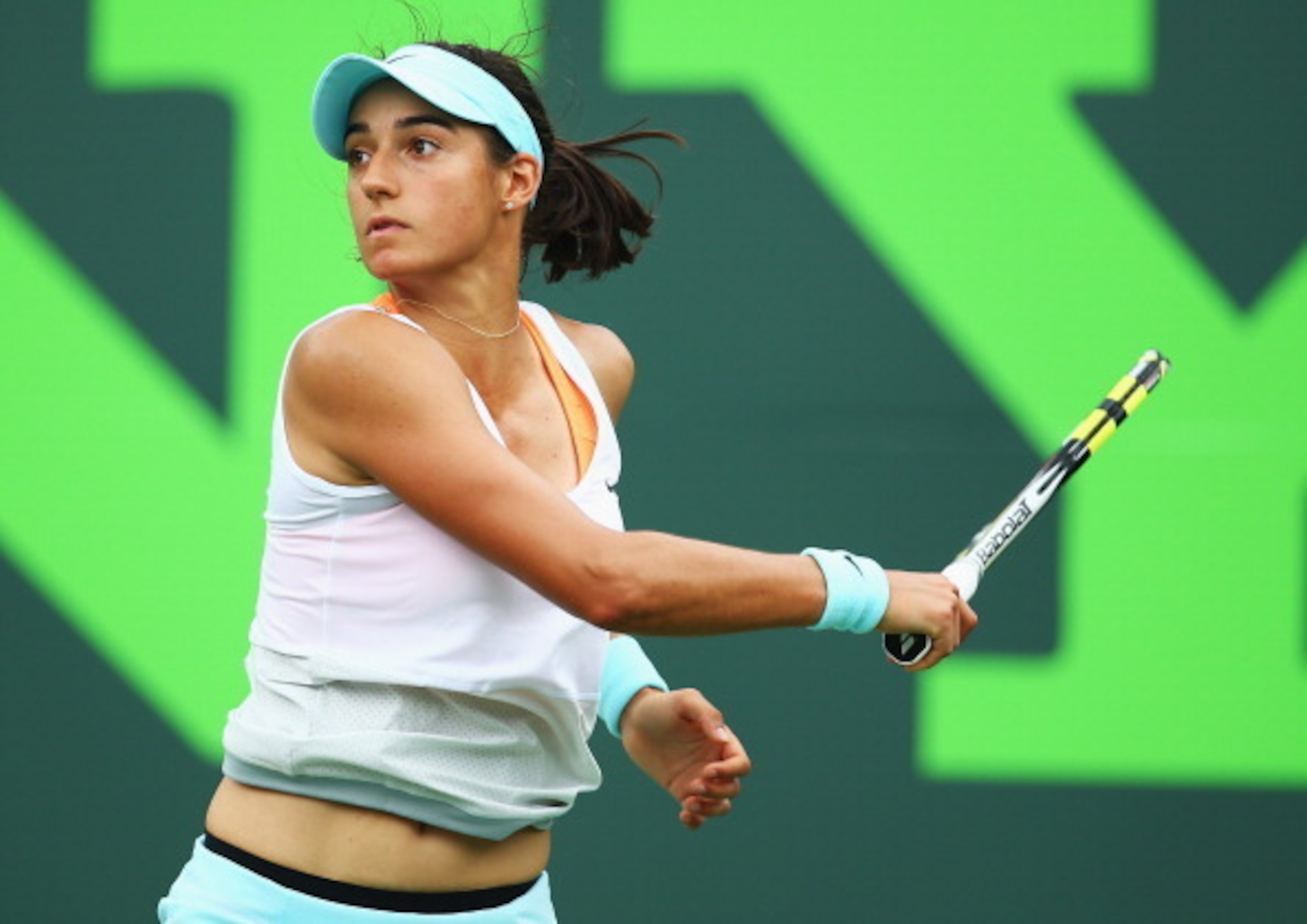 Caroline Garcia at 2014 Sony Open