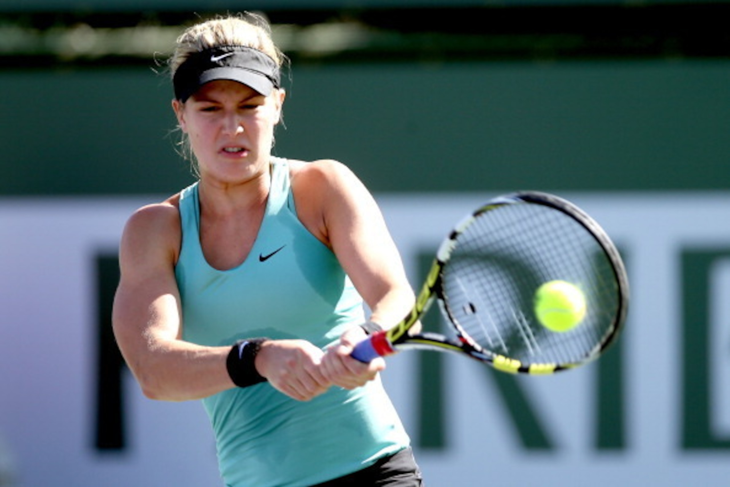 Eugenie Bouchard at Indian Wells 2014