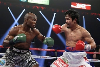 Pacquiao handed Bradley the first loss of his career.