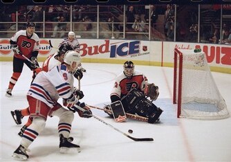 The Flyers swept the Rangers and ended their championship reign.