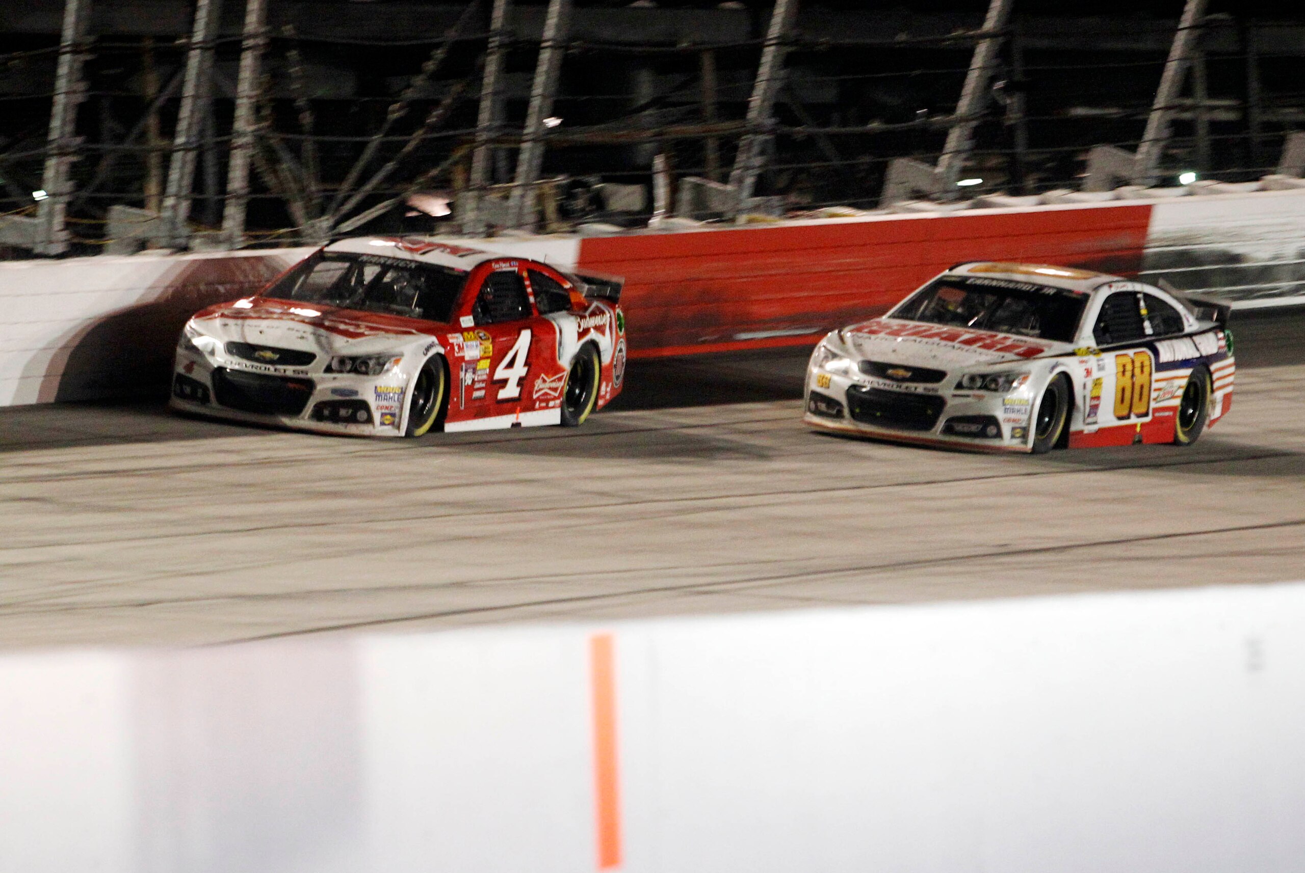 The winning pass in the Southern 500