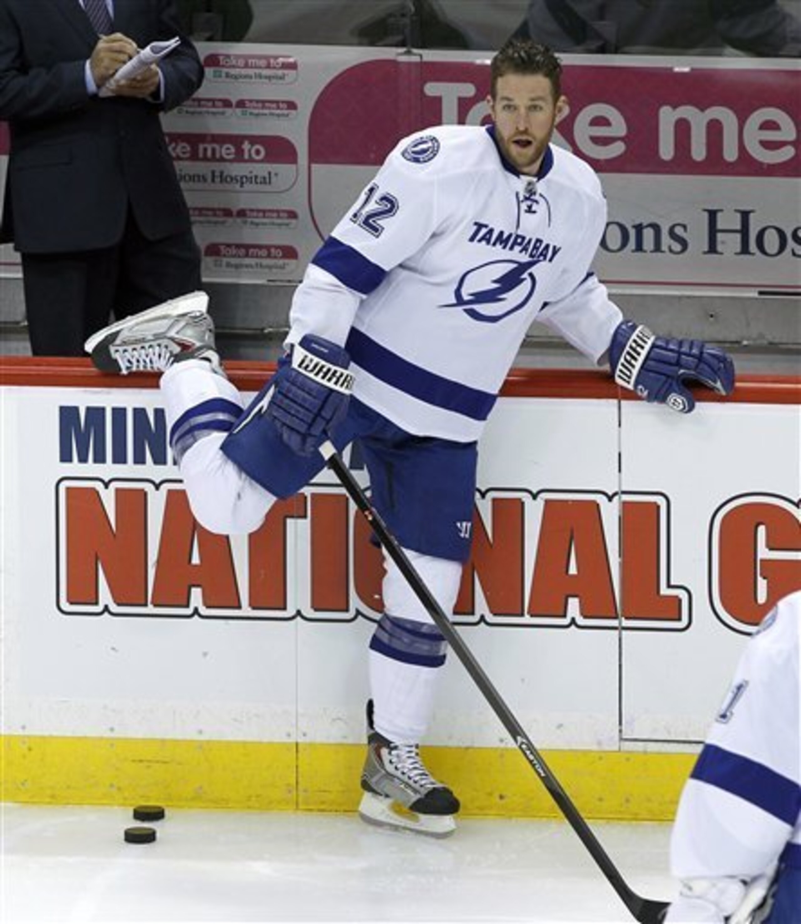Ryan Malone may, or may not, be a part of the Lightning's roster for the Canadiens series.