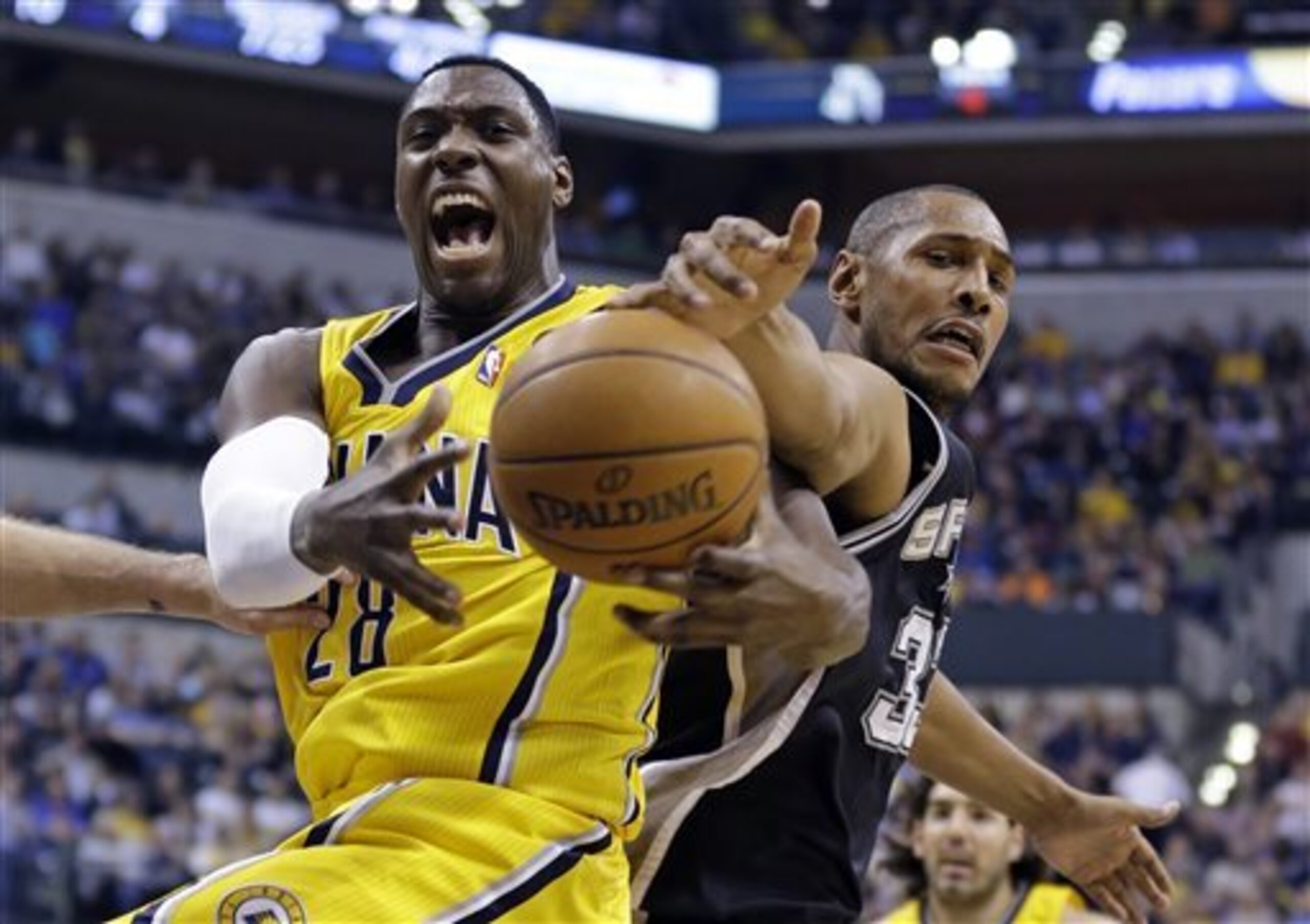 Indiana center Ian Mahinmi has provided some much-needed energy off the bench during Roy Hibbert's recent struggles.