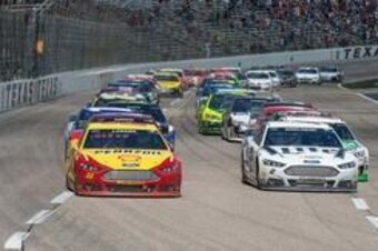 Joey Logano (left in the No. 22 Shell/Pennzoil Ford) and Brad Keselowski (right in the No. 2 Miller Lite Ford) have given Team Penske plenty of reason for optimism.