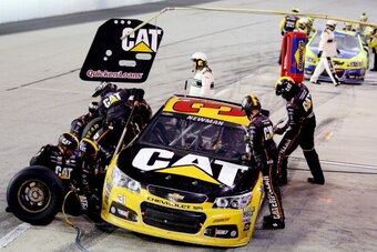 Ryan Newman just hasn't been fast enough to lead many laps this season.