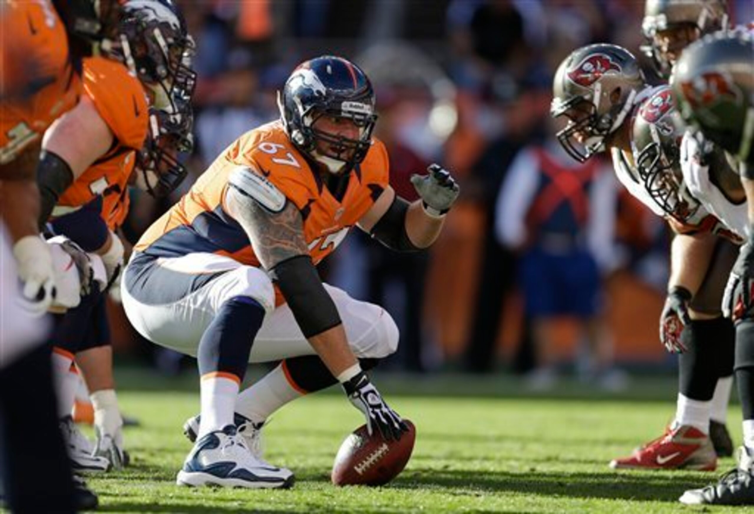 Dan Koppen would bring some real savvy to the heart of the O-line.