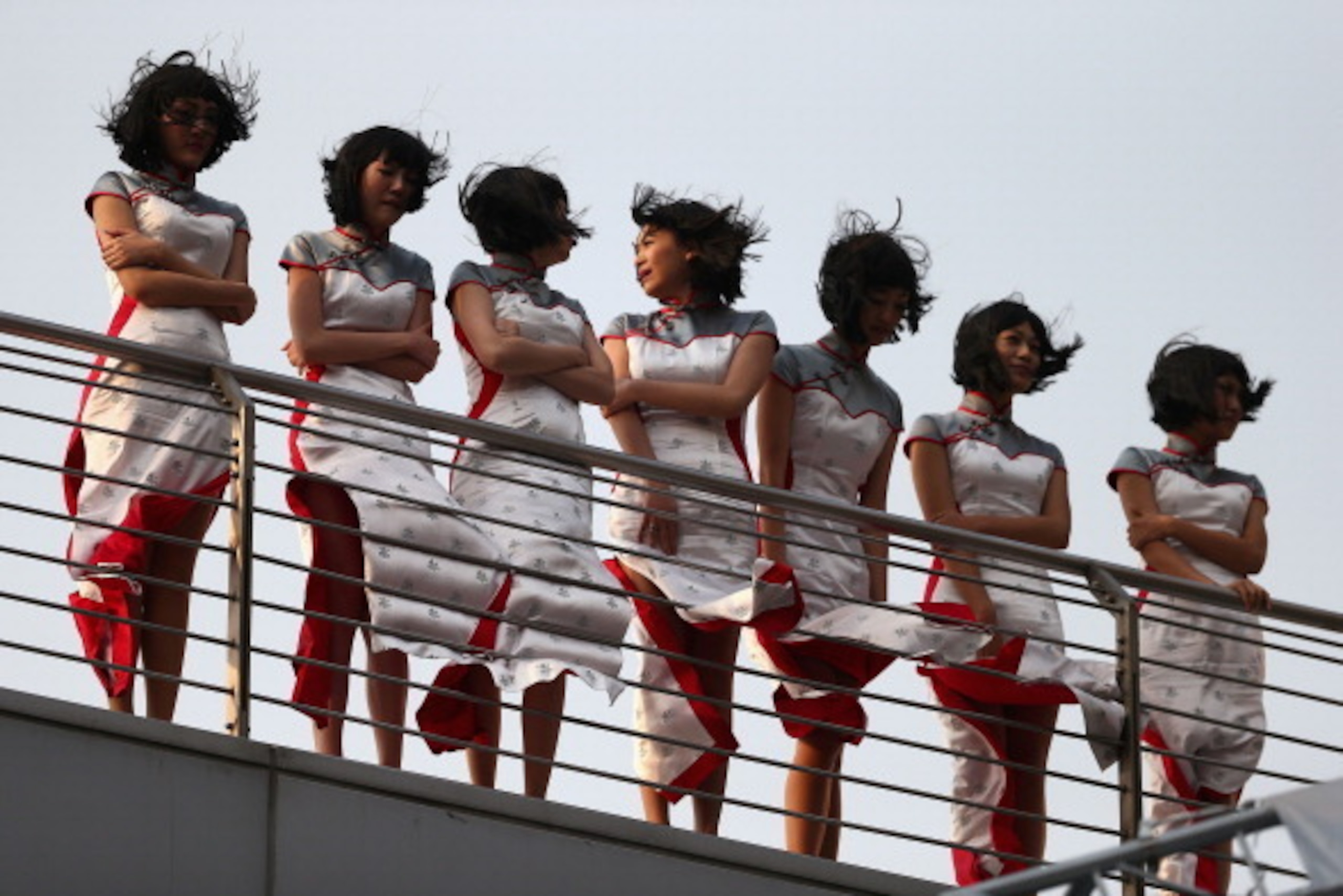 The hair stylists are hoping for a less windy Sunday this year.