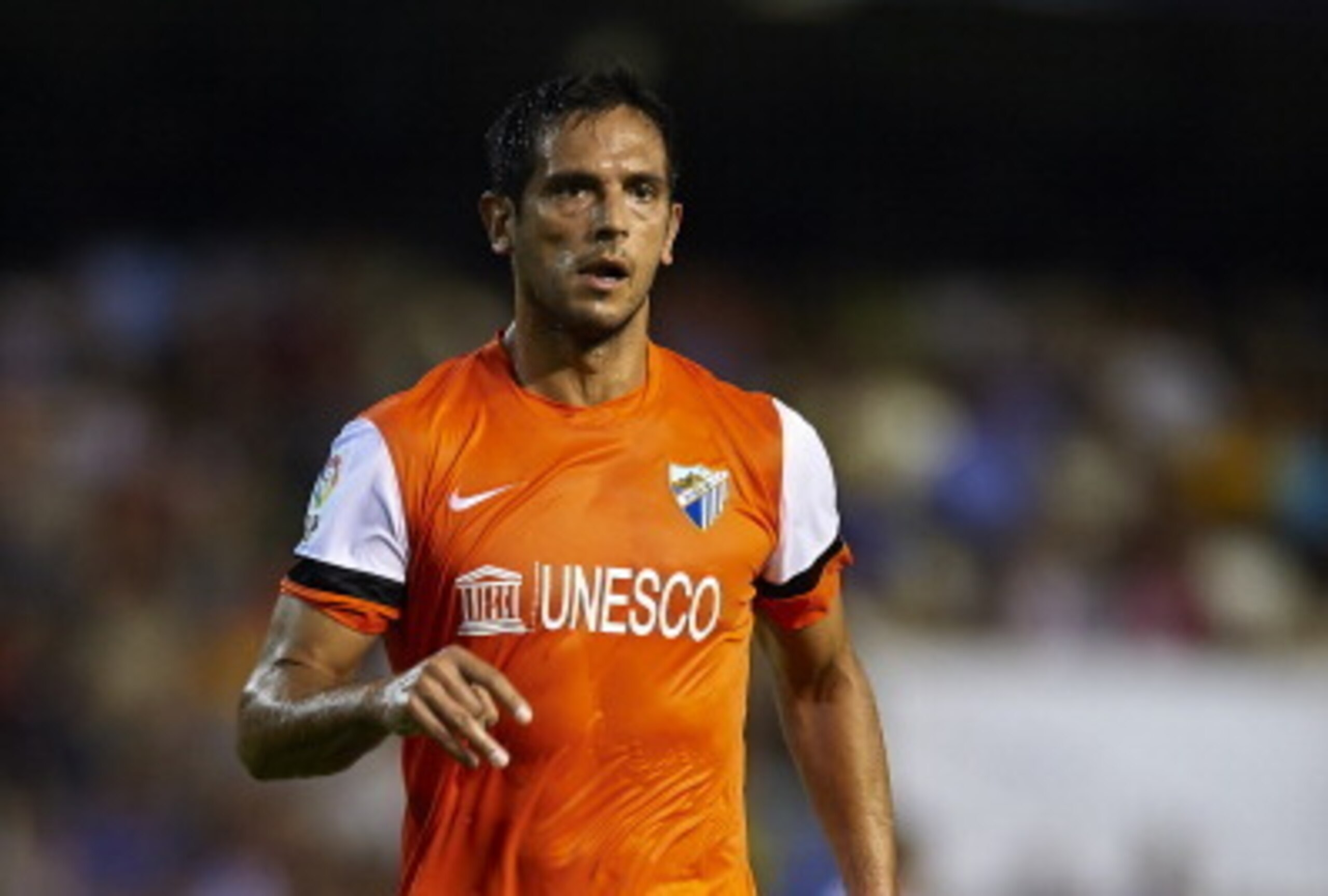Roque Santa Cruz has contributed to a tally that has been evenly distributed throughout his Malaga side.