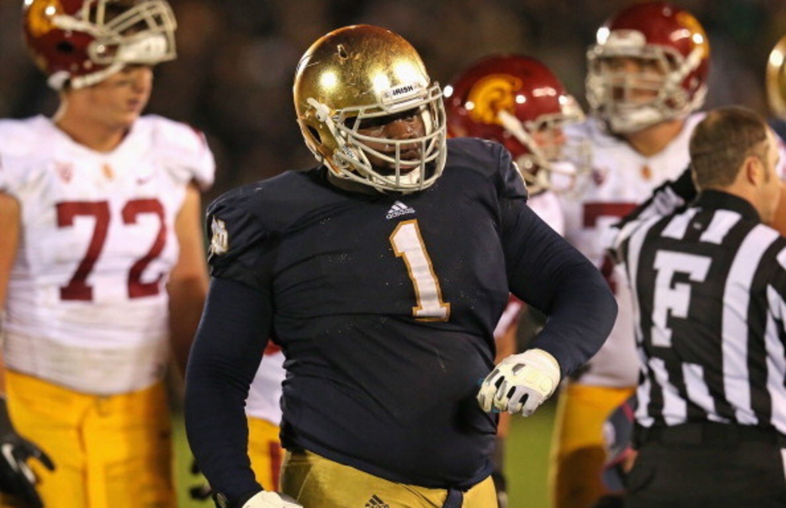 Louis Nix is a great prospect, but could yet fall.