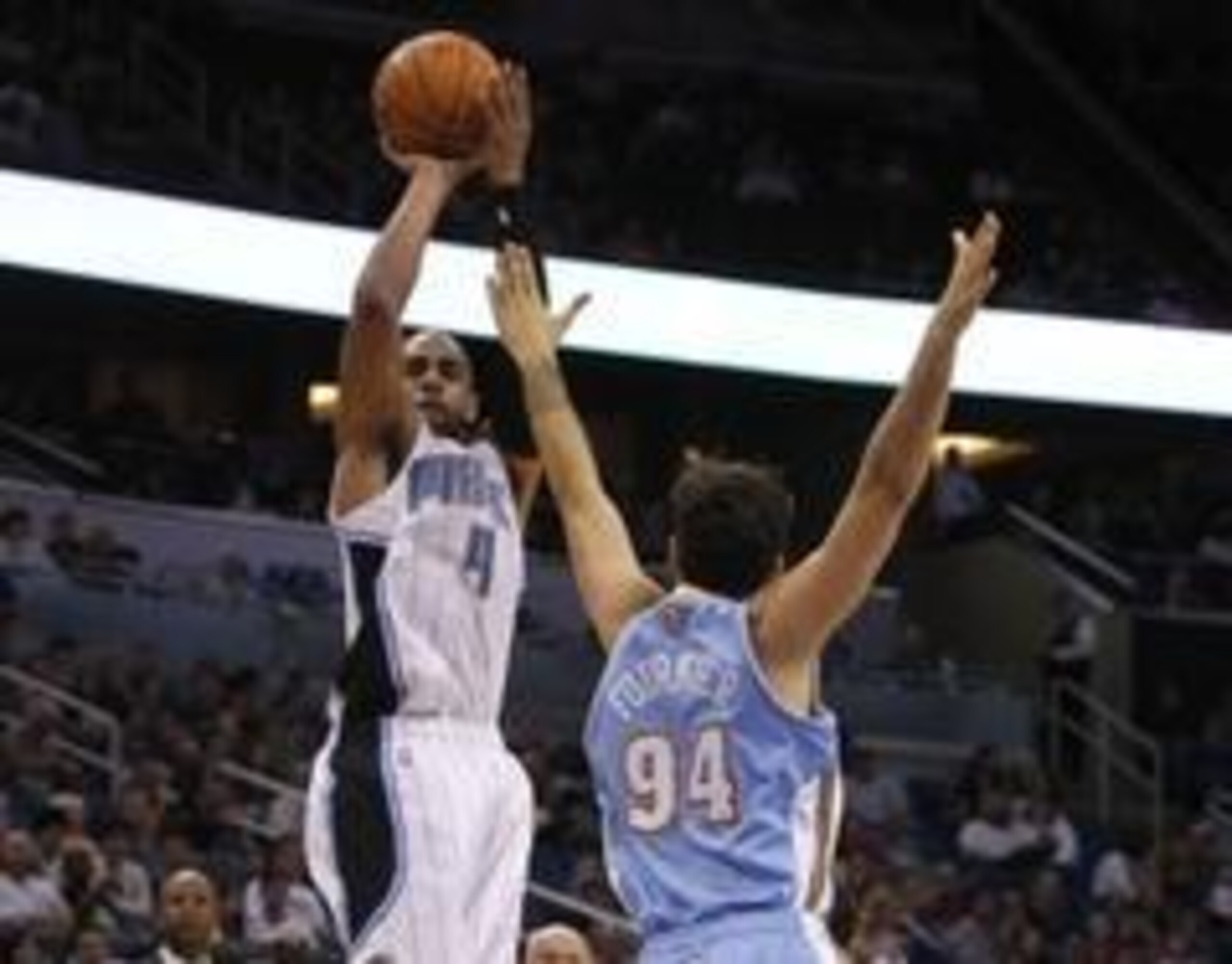 Arron Afflalo had an impressive season, especially leading up to the All-Star break. He finished with an impressive 42.7 percent from downtown. Arron Afflalo had an impressive season, especially leading up to the All-Star break. He finished with an impressive 42.7 percent from downtown.