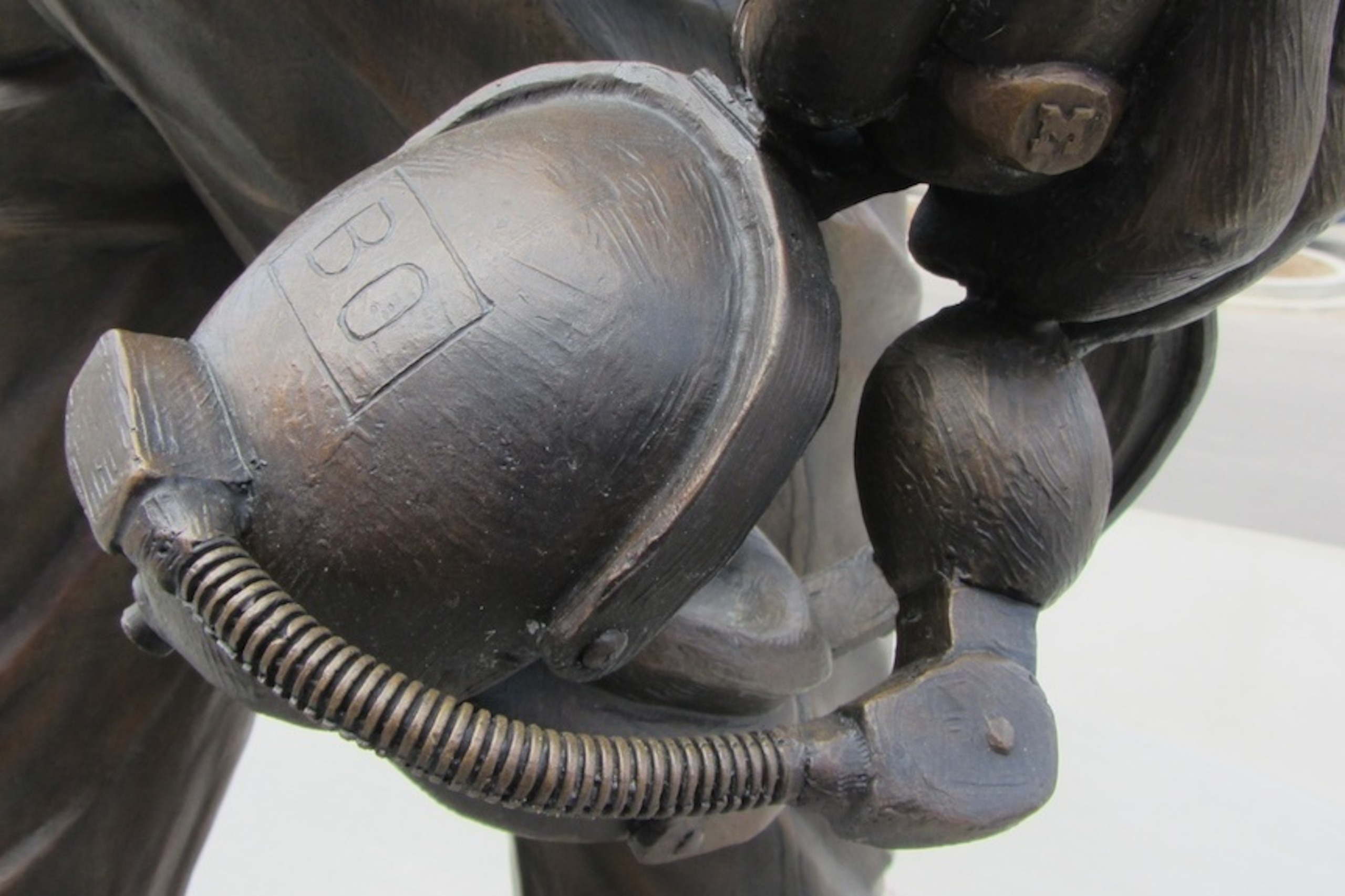 Bo Schembechler statue detail