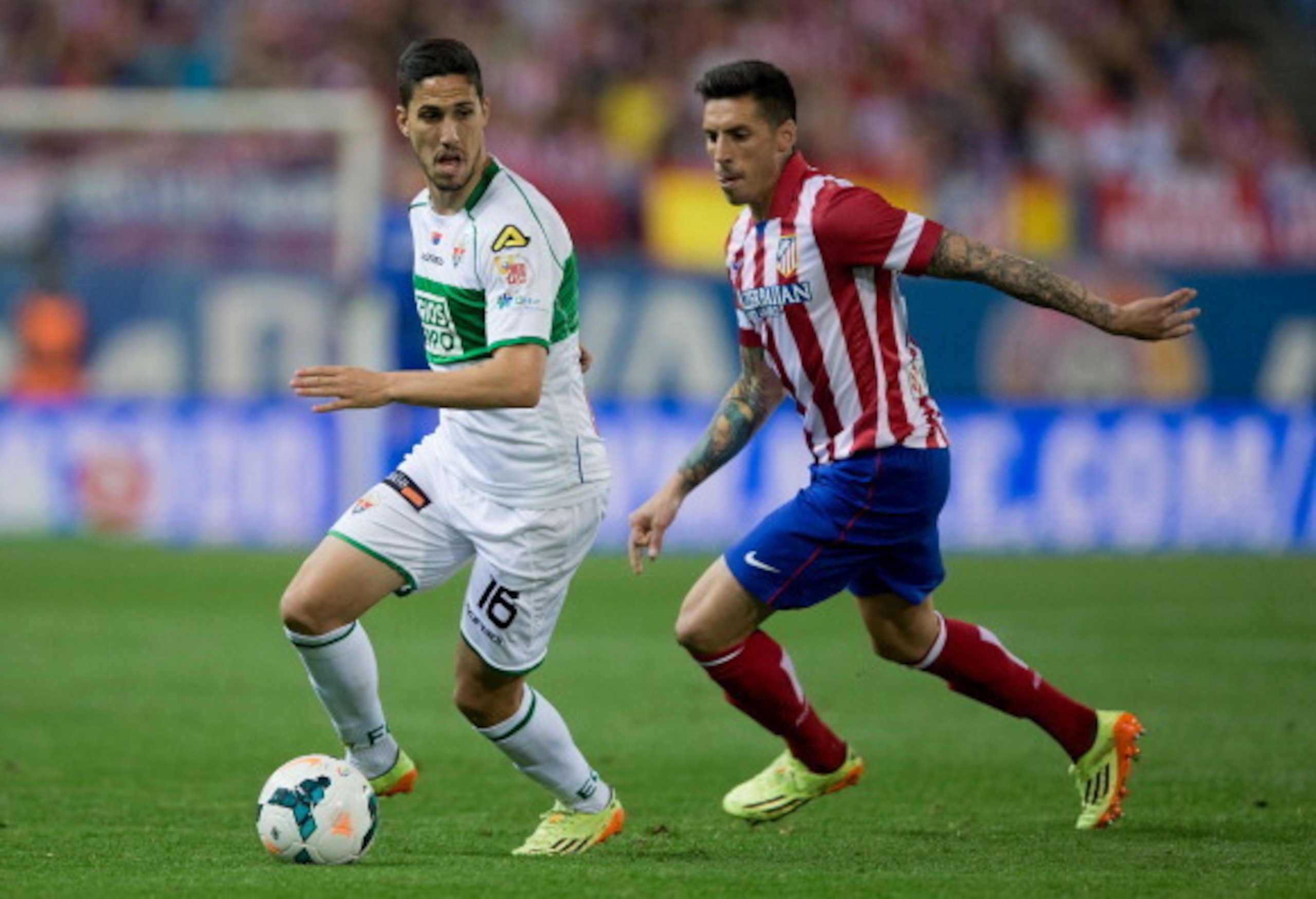 Jose Sosa's corner helped Atletico break the deadlock.
