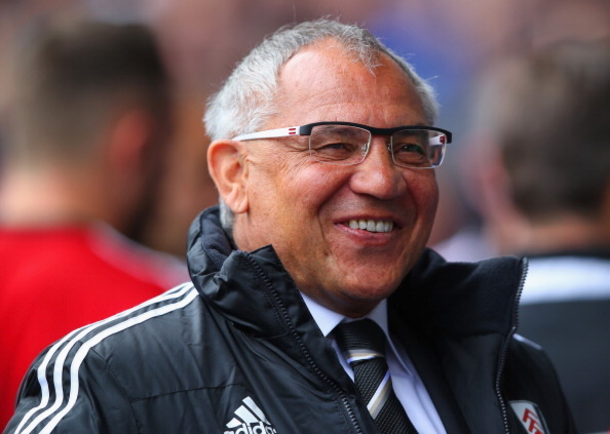 Felix Magath was not smiling by the end of the match. Felix Magath was not smiling by the end of the match.