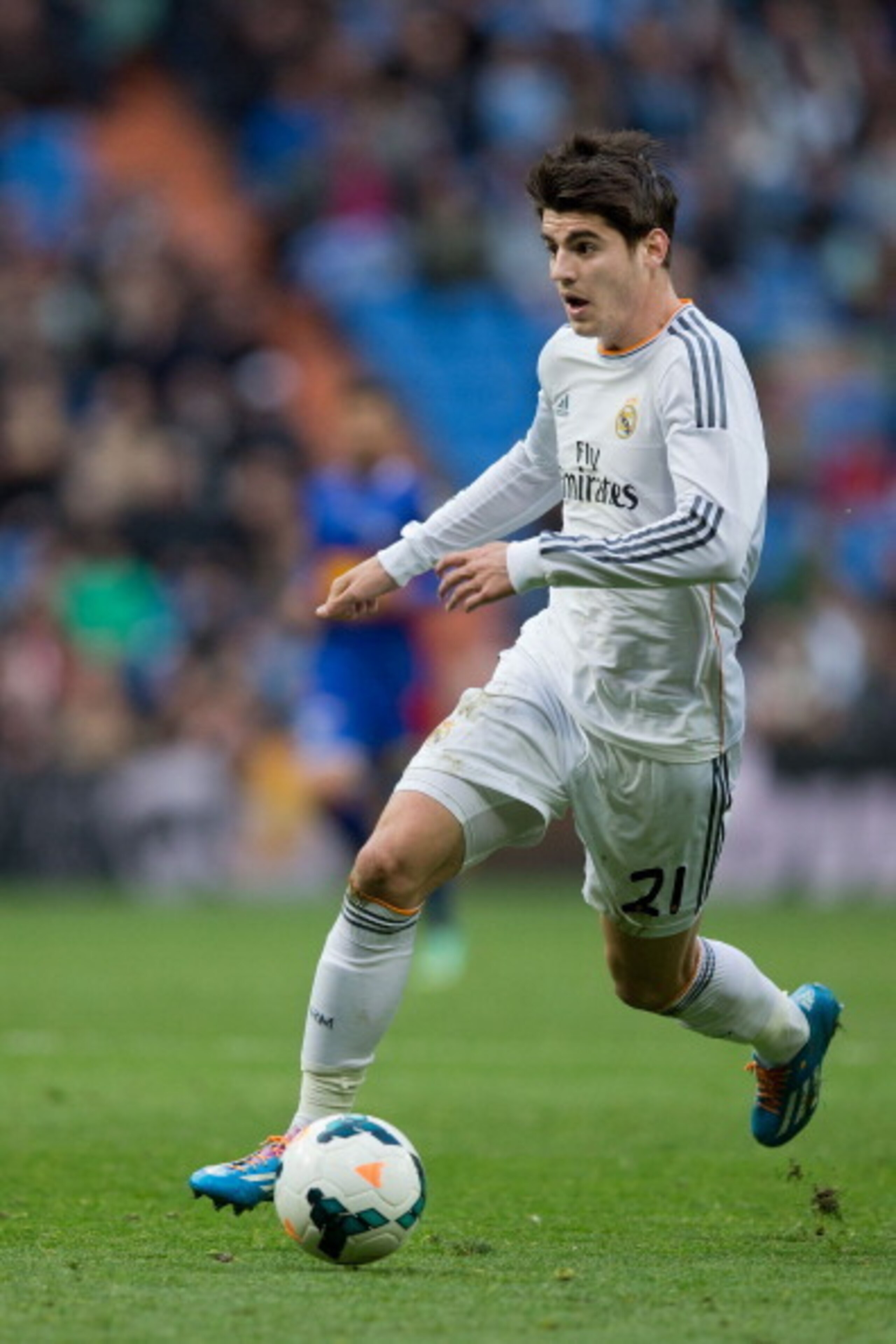 Alvaro Morata has had limited opportunities in Real Madrid's crowded attack.