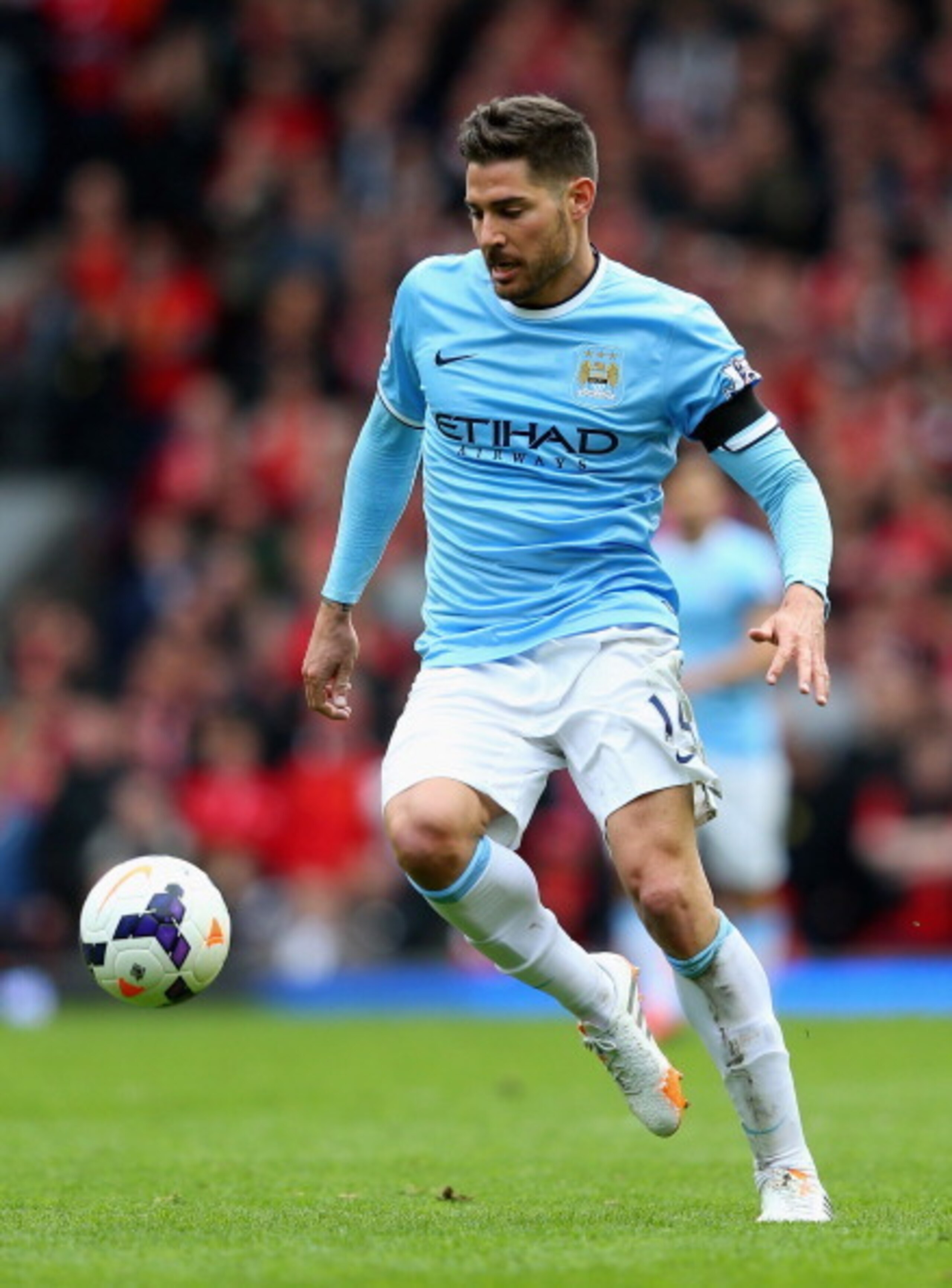 Javi Garcia has not received much playing time at Eastlands.