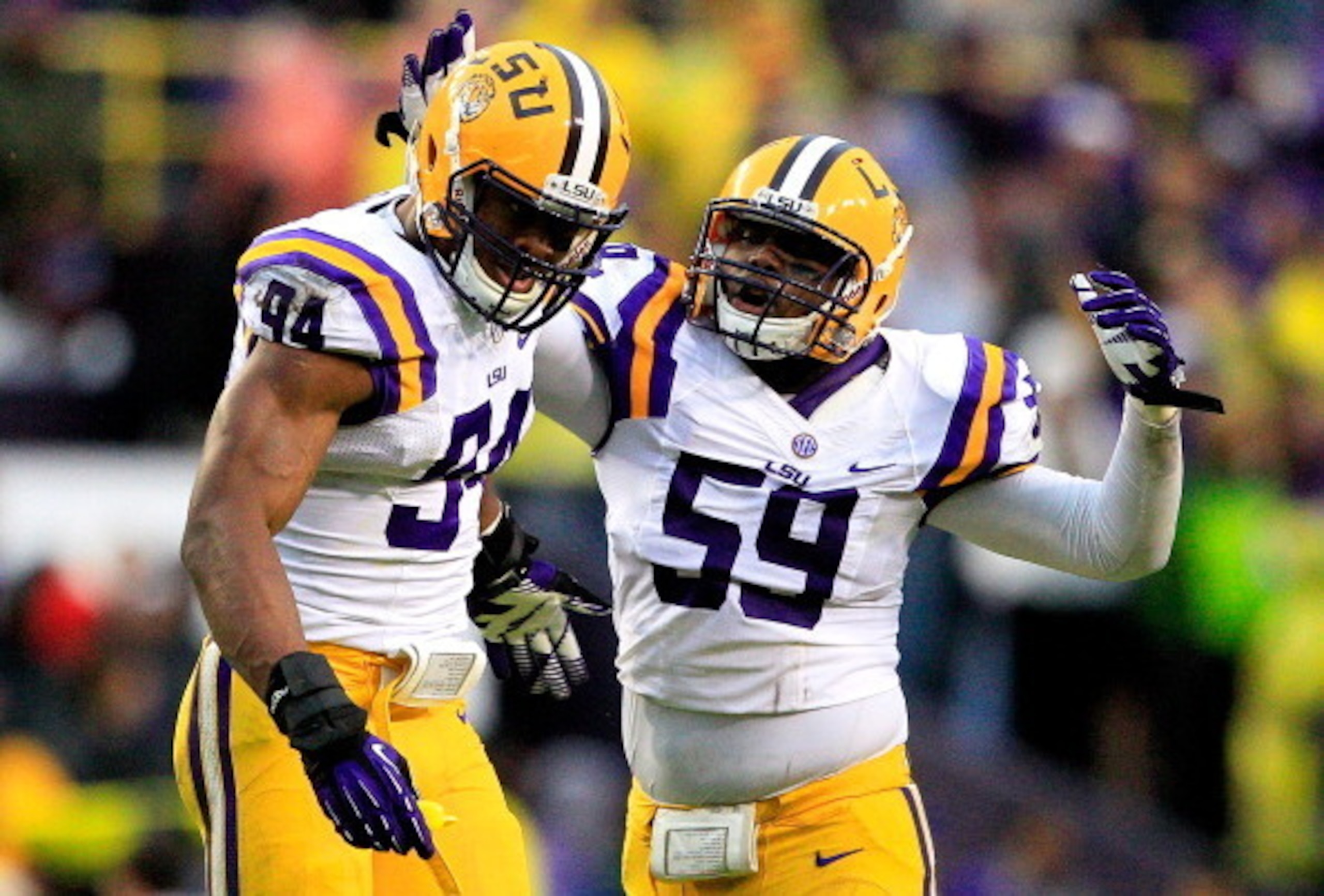 Defensive ends Danielle Hunter (left) and Jermauria Rasco (right) should both be improved pass rushers in 2014.