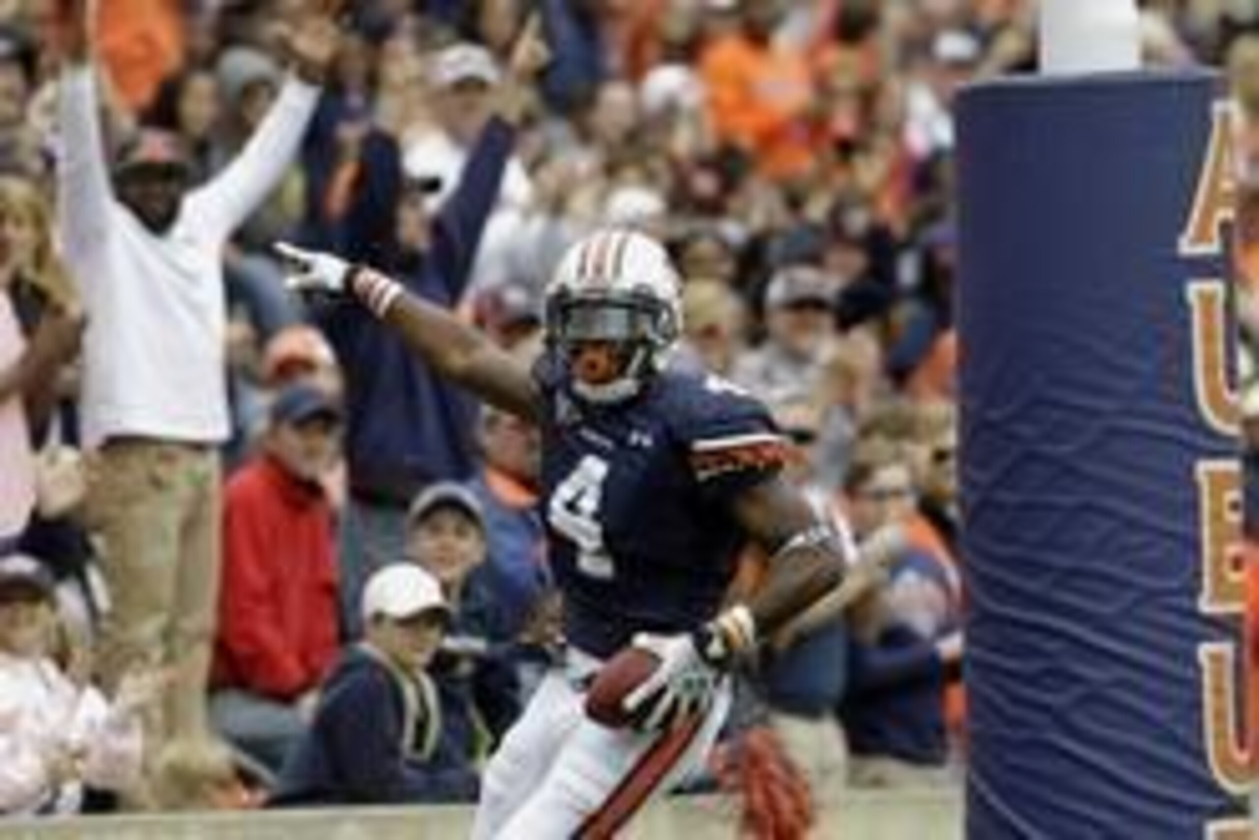 With two touchdowns, senior wideout Quan Bray was a top performer from Auburn's 2014 A-Day Game.