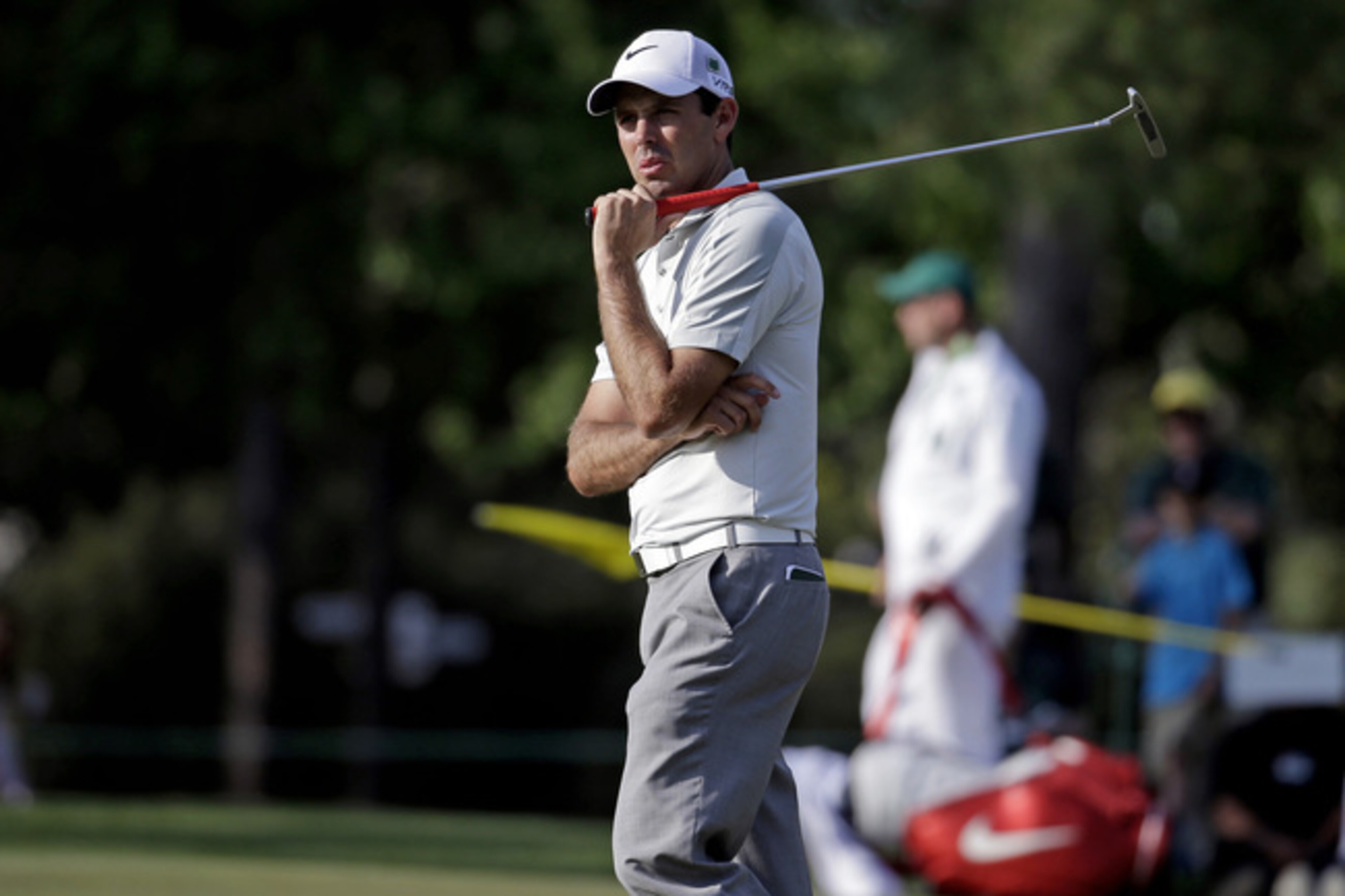 Charl Schwartzel is looking for some help with the flat stick. Charl Schwartzel is looking for some help with the flat stick.