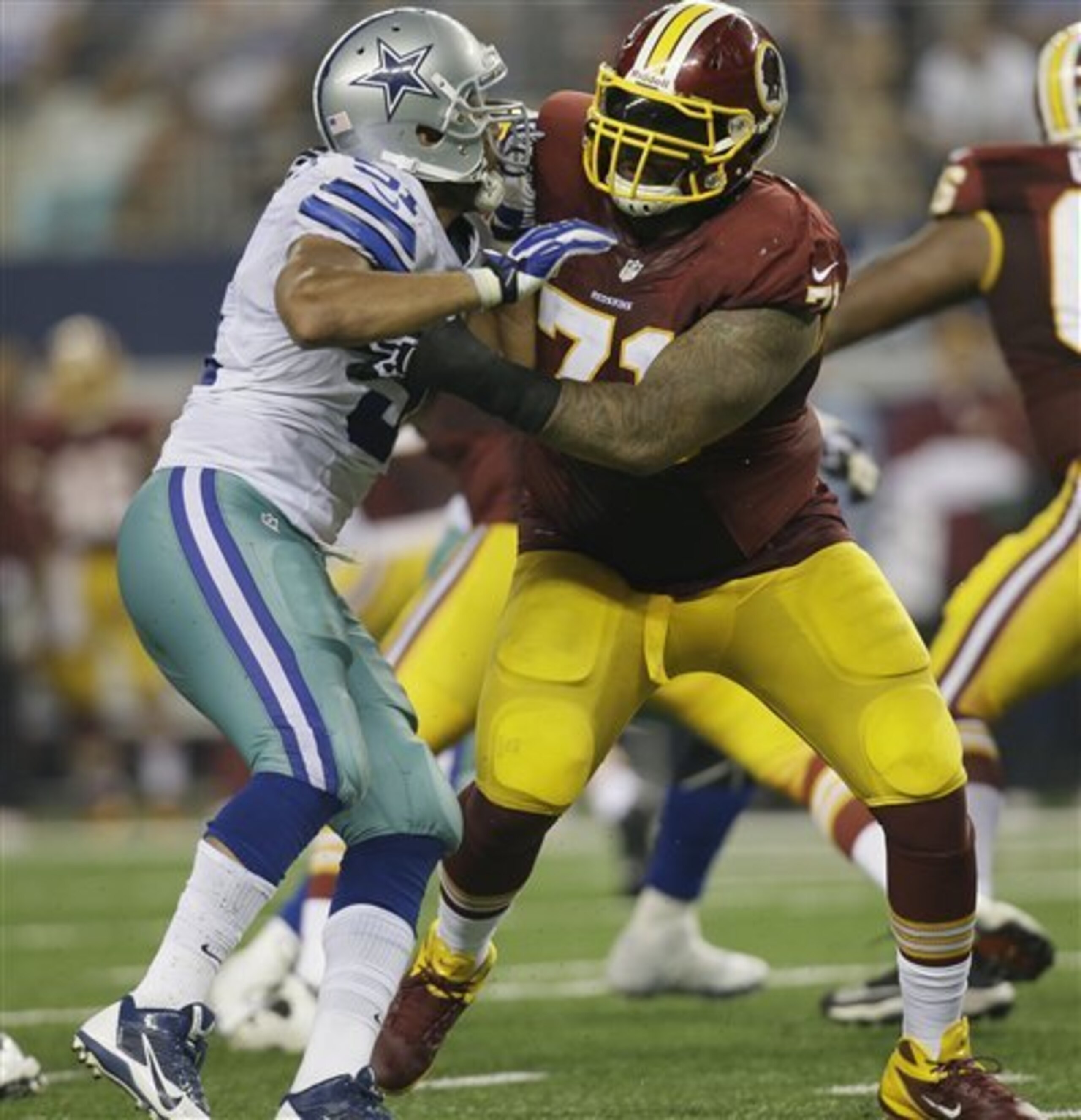 The Redskins hit on another first-round pick with the selection of Trent Williams.