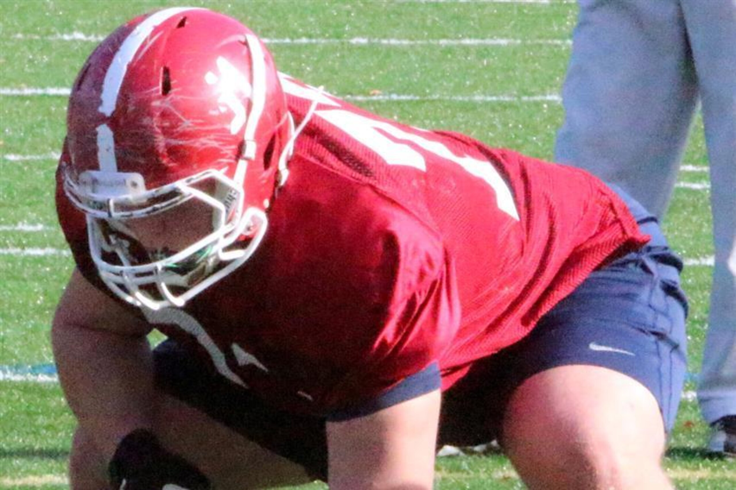 Offensive lineman Mitch Hyatt Offensive lineman Mitch Hyatt