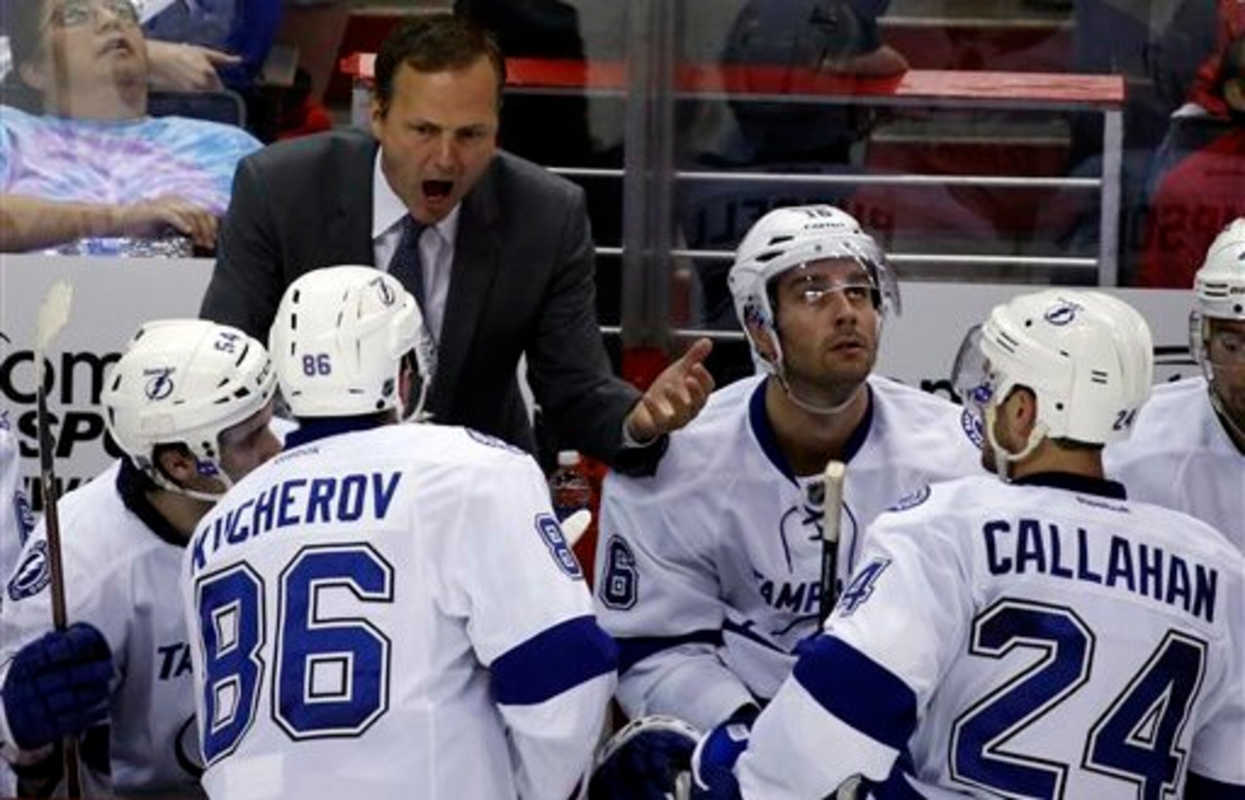 Jon Cooper and the Lightning are gaining valuable experience from the playoff series.