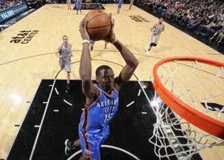 For some reason, Reggie Jackson ramps up his game and destroys the Spurs.