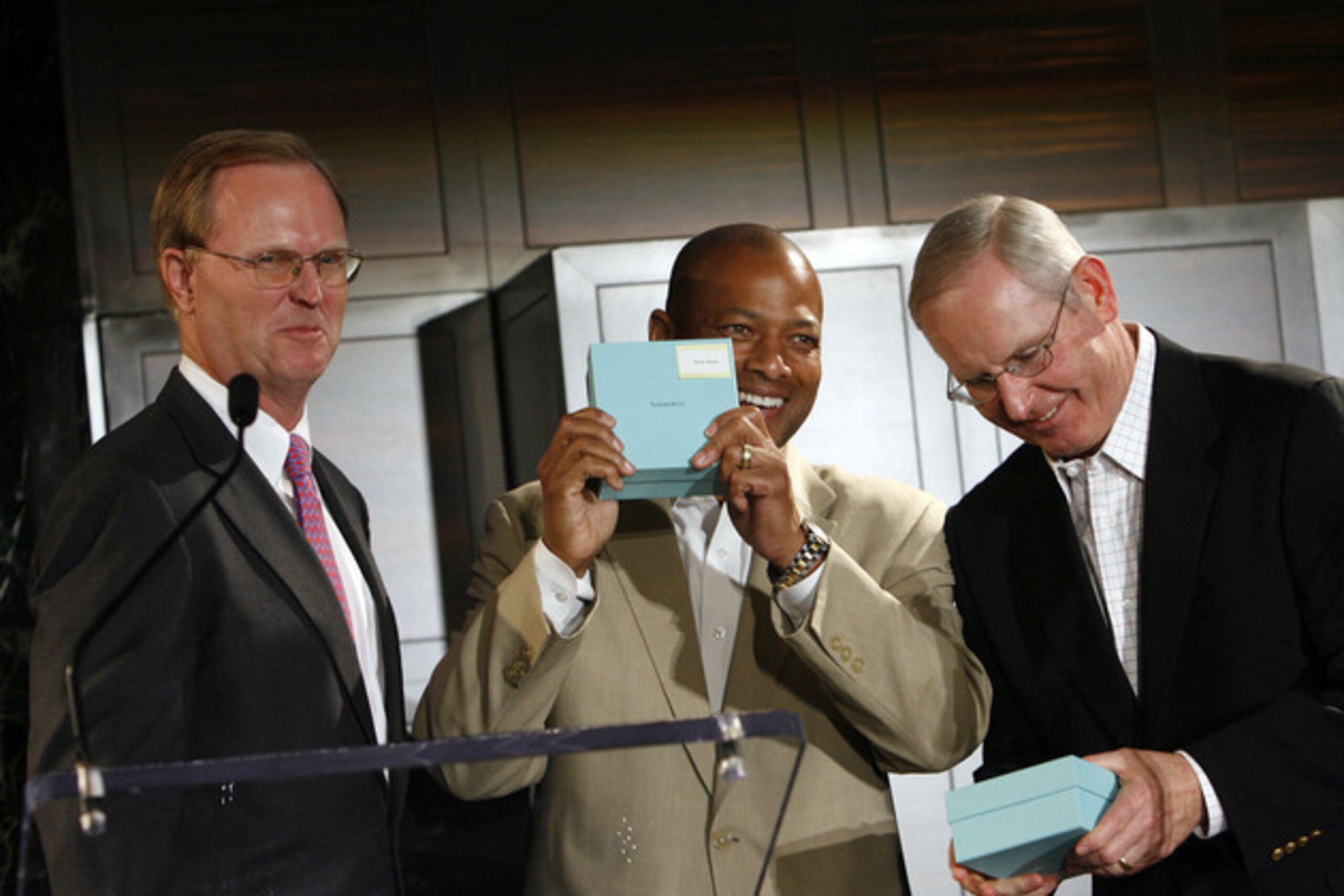 The Giants’ top three decision-makers (from left, CEO John Mara, general manager Jerry Reese and head coach Tom Coughlin) need to have a strong draft this year.