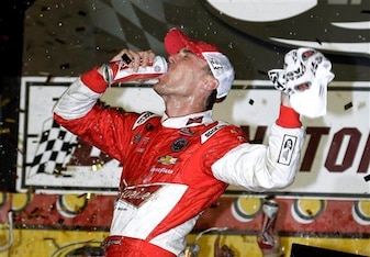 To the victor go the spoils, and twice already Kevin Harvick has celebrated in Victory Lane.