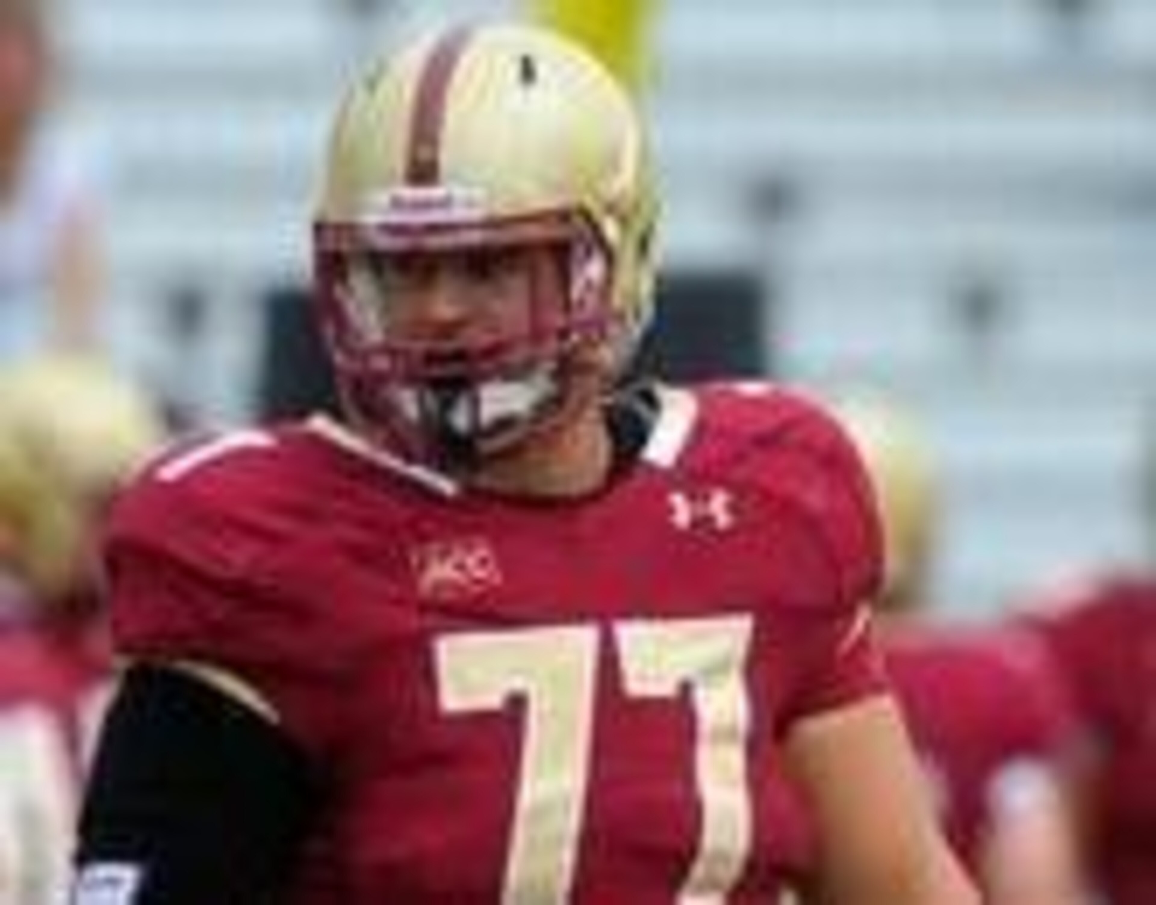 Boston College OT Matt Patchan (above) could be a solid late-round addition to the offensive line.
