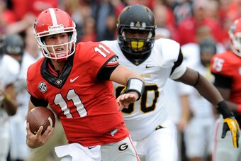 Georgia QB Aaron Murray (11, above) is an ideal backup for the Jets.