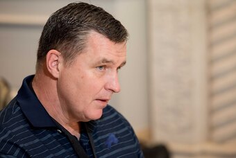 Doug Marrone (above)  enters his second year as the head coach of the Buffalo Bills.