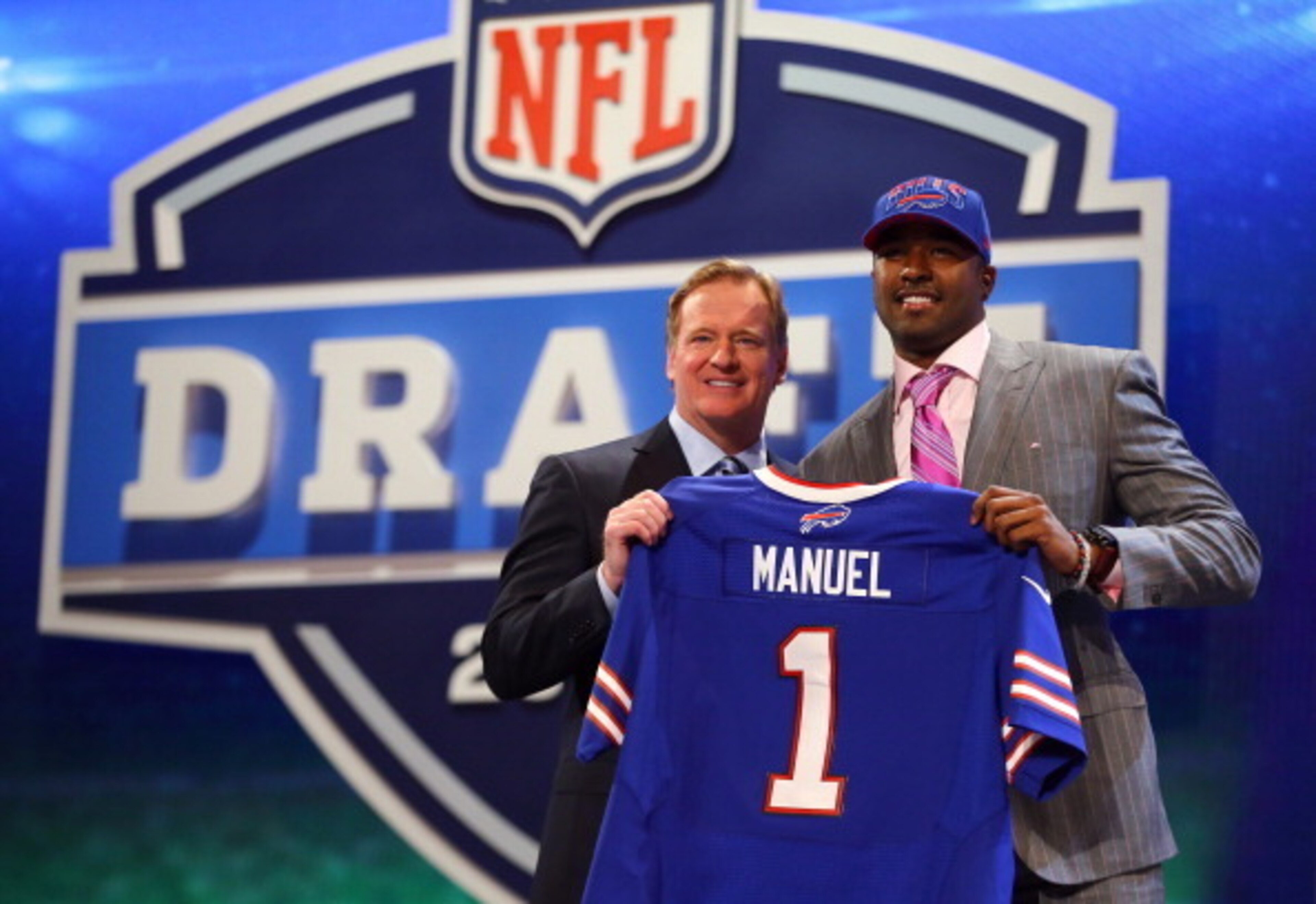 FSU QB EJ Manuel (right) was the Buffalo Bills' first-round draft pick in 2013. FSU QB EJ Manuel (right) was the Buffalo Bills' first-round draft pick in 2013.