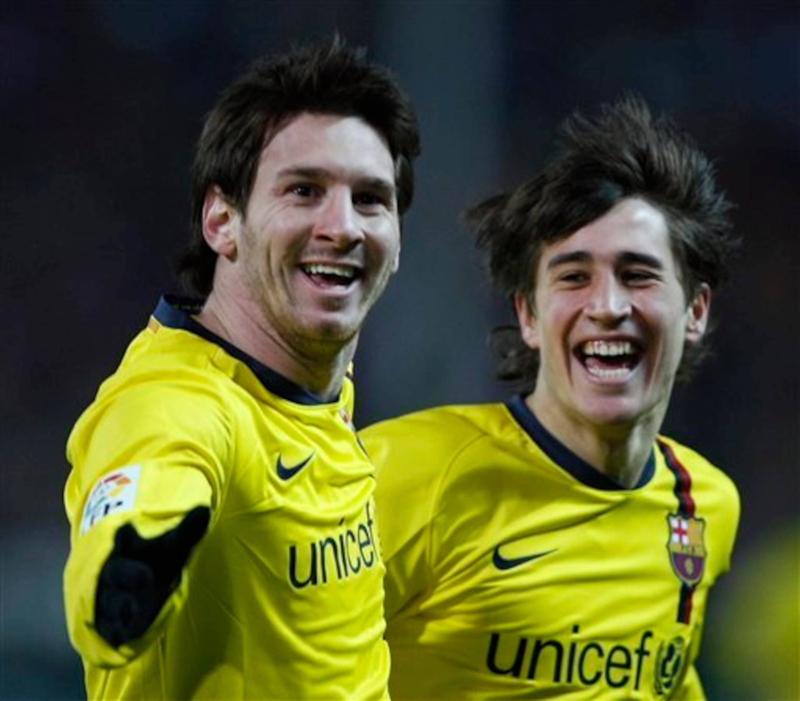 Lionel Messi's and Bojan Krkic's great-grandfathers were brothers.