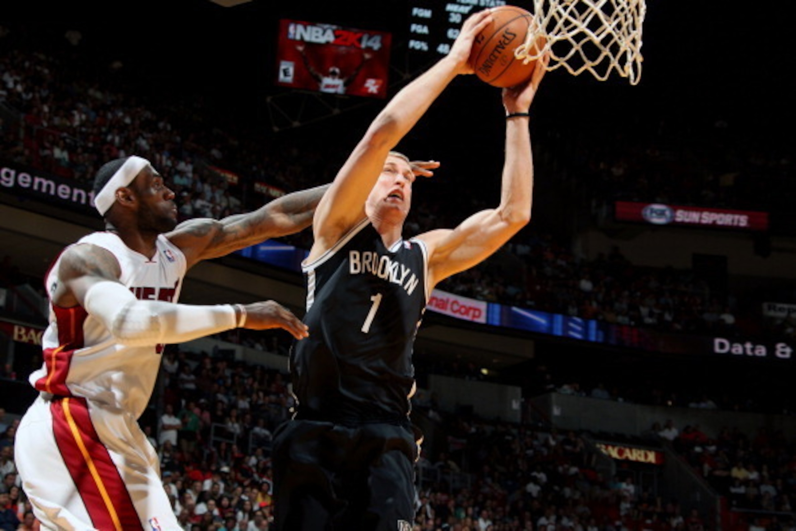 The Heat didn't get this rebound. Which makes it a lot like most available rebounds.