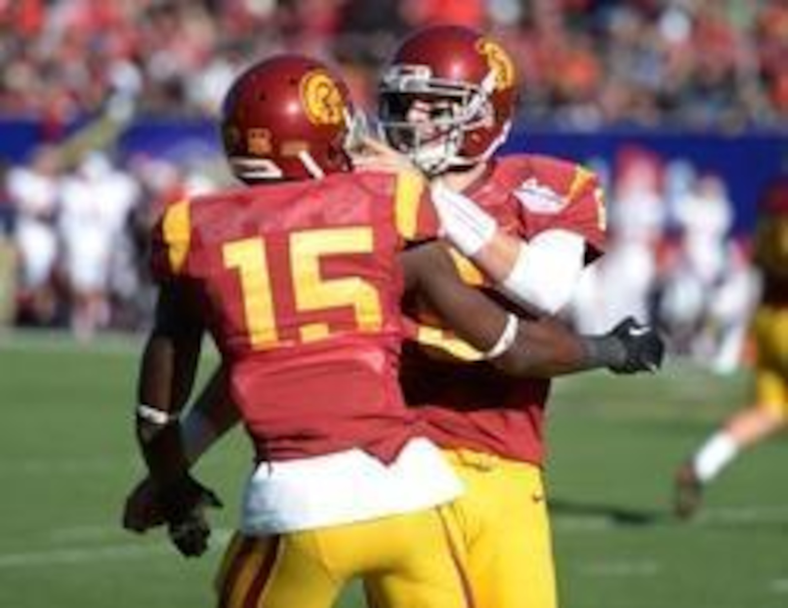 Nelson Agholor will be one of the Trojans' starting wide receivers, but the competition opposite him is open.