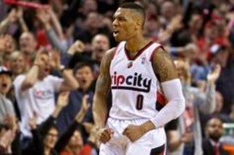 The Blazers' Damian Lillard looks like an old pro in his first playoff appearance.