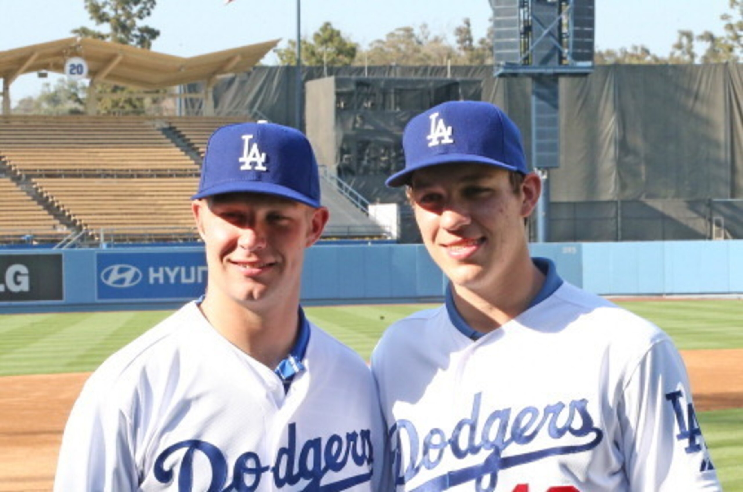 Windle, right, with fellow '13 draftee Chris Anderson