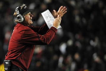 South Carolina coach Steve Spurrier was happy with the Gamecocks' spring.