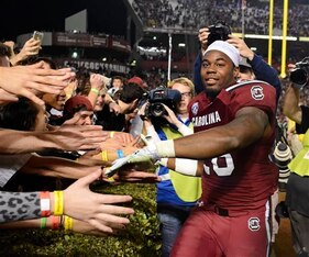 South Carolina tailback Mike Davis had an easy spring.