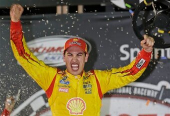The win at Richmond was Joey Logano's second in the last three races.