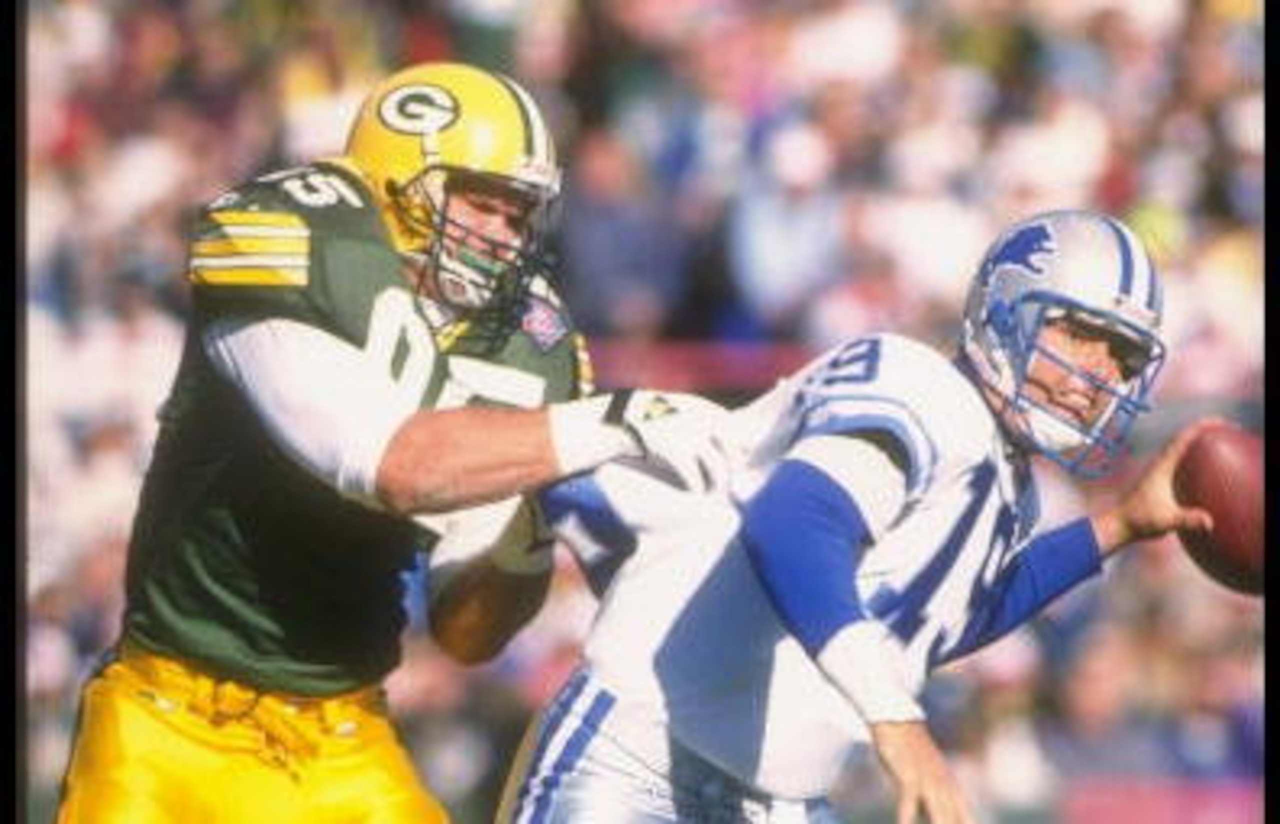 Bryce Paup became a good pass-rusher for the Packers.
