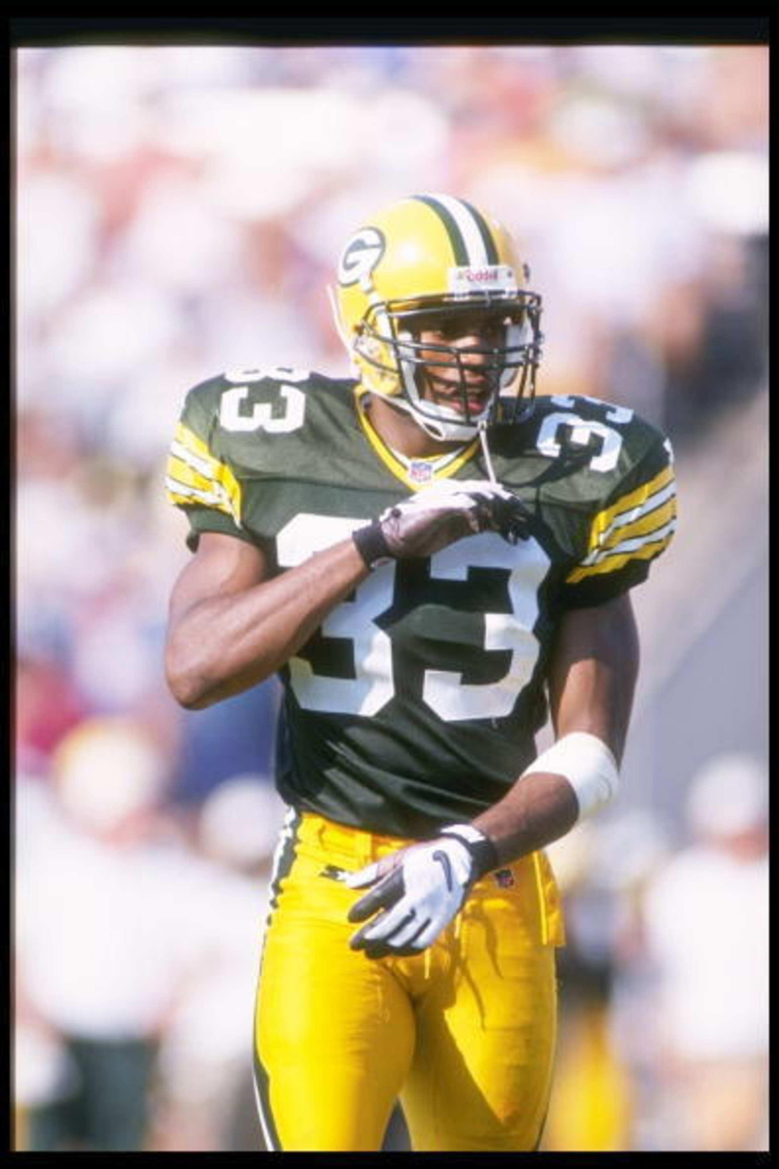 Doug Evans became a quality starter at CB for the Pack.