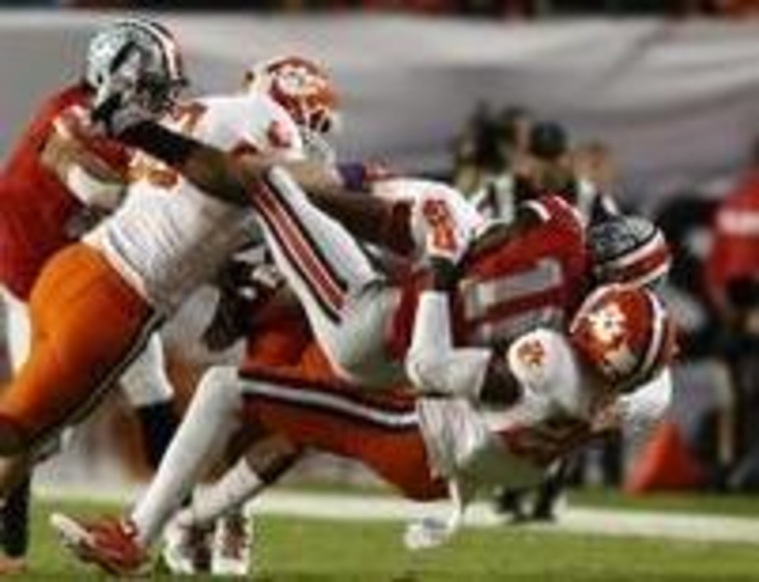 Sophomore Jayron Kearse bringing down an Ohio State Buckeye in the Orange Bowl